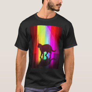 T-shirt Trippy Surreal Cat Acidwave Surréalisme esthétique