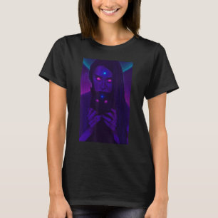 T-shirt Trippy Surreal Cat Girl Acidwave Aesthétique Surre