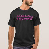 T-shirt Trippy Techno n Synth analogique IDM (Devant)