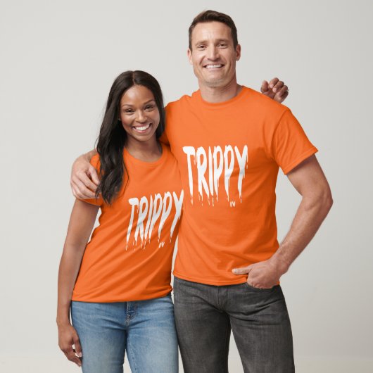 T-shirt Trippy teignez en nouant la chemise (Unisexe)