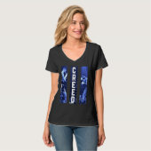 T-shirt triptyque bleu Conlan et Creed (Devant entier)