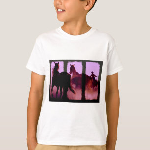T-shirt Triptyque de l'équitation sauvage