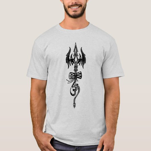 T-shirt Trishul - Le Trident de Shiva (Devant)