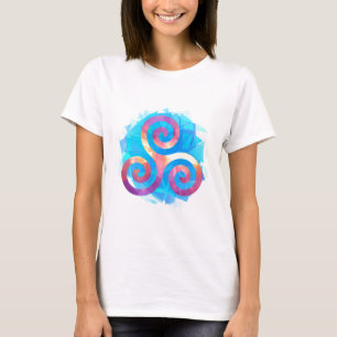 T-shirt Triskel breton lumineux