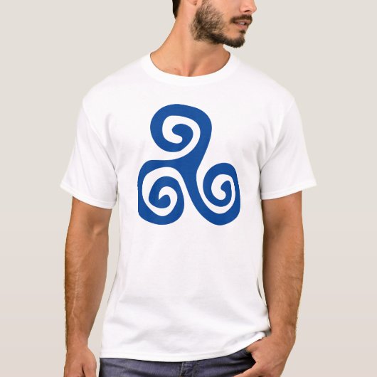 T-shirt Triskel Celtic Wheel of Life (Devant)