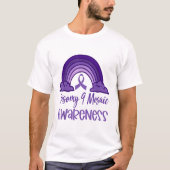 T-shirt trisomie 9 sensibilisation à la mosaïque (Devant)