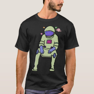 T-shirt Triste astronaute