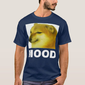 T-shirt Triste Cheems Mood chien mème Tee Gift