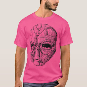 T-shirt Triste garçon Alien