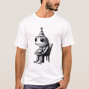 T-shirt Triste grenouille Joyeux anniversaire