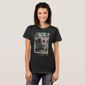 T-shirt Triste Hamster, Triste Pas Plus (Devant entier)