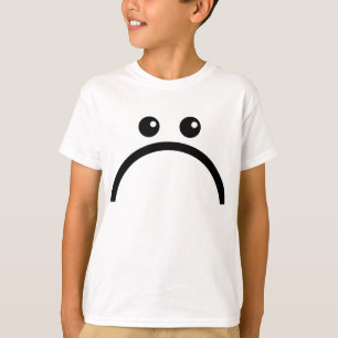 T-shirt Triste visage