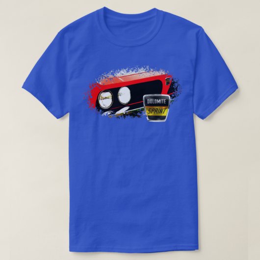 T-shirt Triumph Dolomite Sprint 1970 Anglais classique (Design devant)