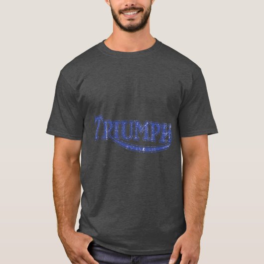T-shirt Triumph Retro vintage (Devant)
