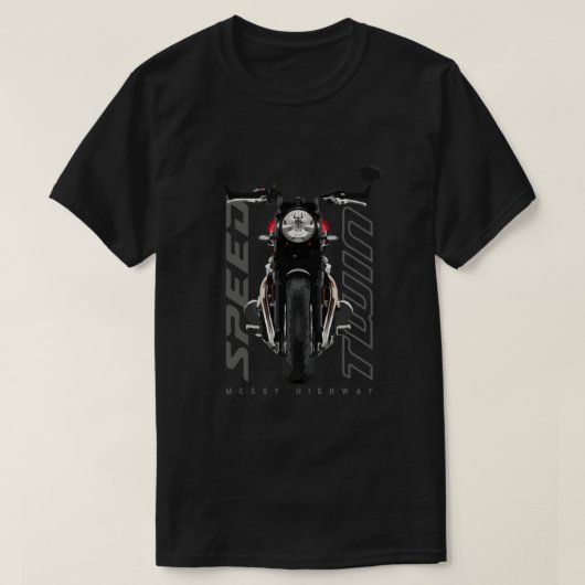 T-shirt Triumph Speed Twin 19 rouge fl (Design devant)