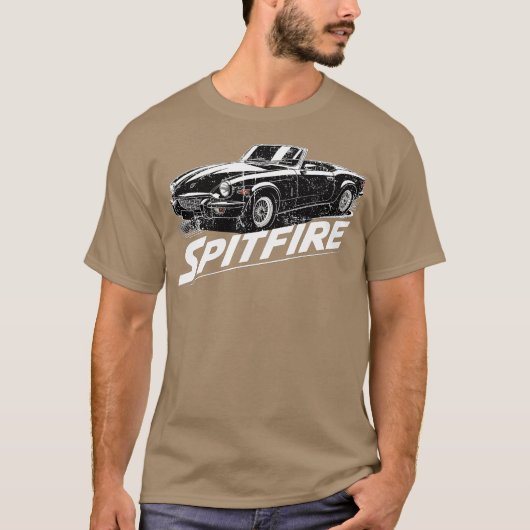T-shirt Triumph Spitfire Swash Design famille (Devant)