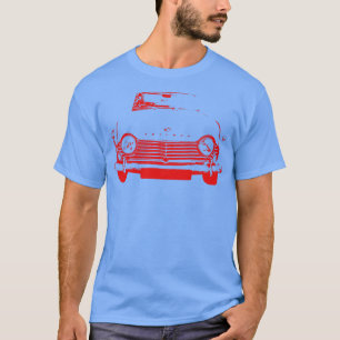 T-shirt Triumph TR4A années 1960 monobloc classique britan