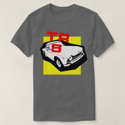 T-shirt Triumph TR5 classique bold retro (Design devant)