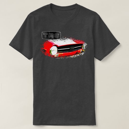 T-shirt Triumph TR6 1970 éléments classiques britanniques (Design devant)
