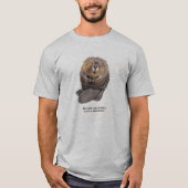 T-shirt trivia de castor (Devant)