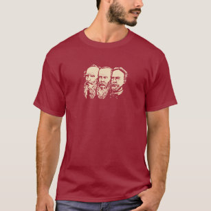 T-shirt Troïka russe : Tolstoï, Dostoïevski, Chekhov
