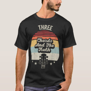 T-shirt Trois Accords Et La Vérité Musique Rétro