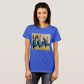 T-SHIRT TROIS ANGES EN BLEU (Devant entier)