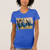 T-SHIRT TROIS ANGES EN BLEU (Devant)
