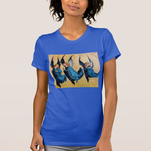 T-SHIRT TROIS ANGES EN BLEU (Devant)