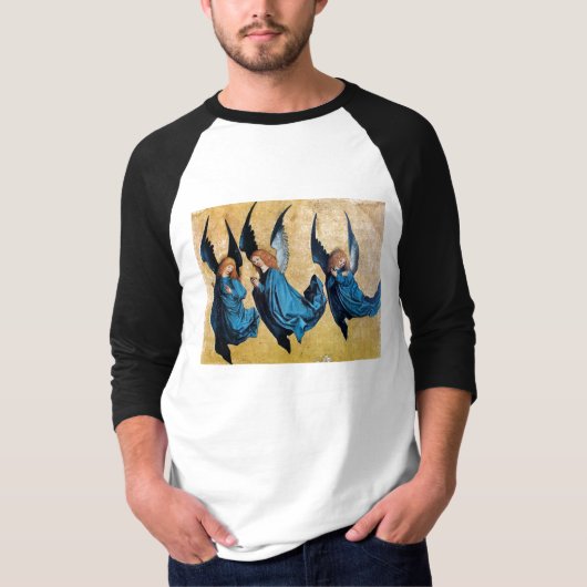T-SHIRT TROIS ANGES EN BLEU (Devant)