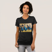 T-SHIRT TROIS ANGES EN BLEU (Devant entier)