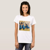 T-SHIRT TROIS ANGES EN BLEU (Devant entier)