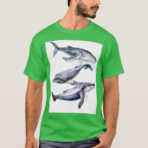 T-shirt Trois baleines