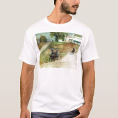 T-shirt Trois buggies Amish (Devant)