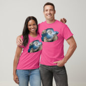 T-shirt Trois Capybaras Et Lune (Unisexe)