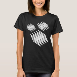 T-shirt trois carrés géométriques