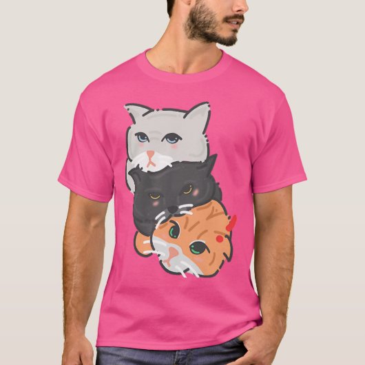 T-shirt Trois chats (Devant)