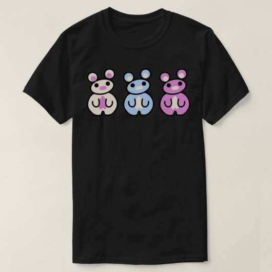 T-shirt Trois Chibis CHUMMY (Design devant)