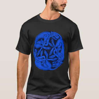 T-shirt Trois chiens enlacés