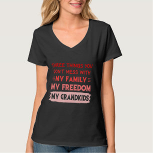 T-shirt Trois choses que vous ne manquez pas avec la liber