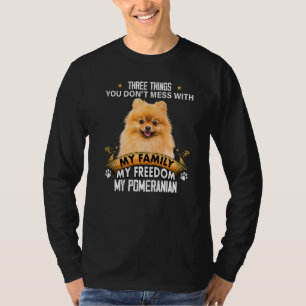 T-shirt Trois choses que vous ne manquez pas avec le Chien