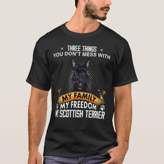 T-shirt Trois choses que vous ne manquez pas avec Scottish (Devant)