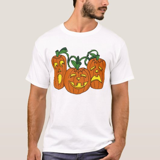 T-shirt Trois citrouilles (Devant)