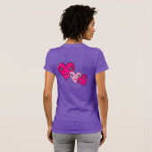 T-shirt Trois cœurs (Dos entier)