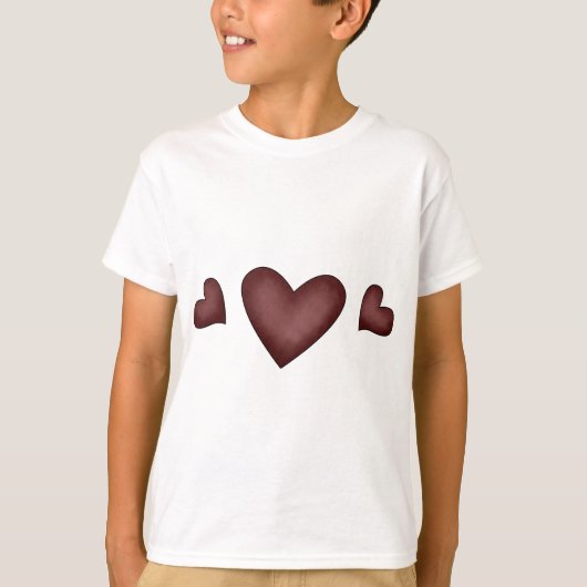 T-shirt Trois coeurs (Devant)