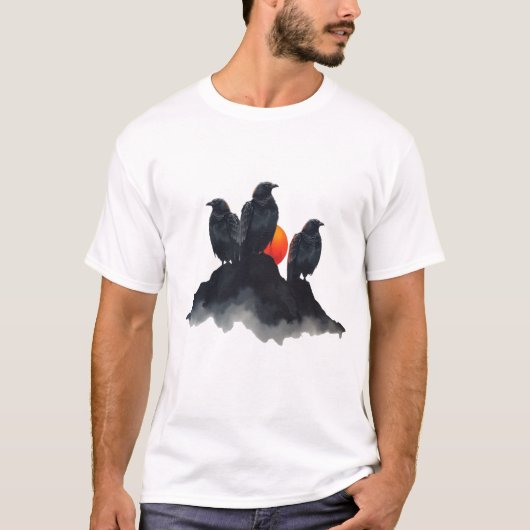 T-shirt Trois Corbeaux (Devant)