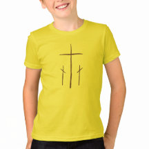 Trois croix sur le calvaire