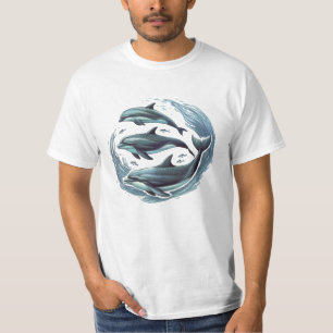 T-shirt Trois dauphins
