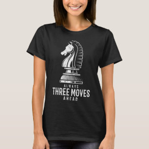 T-shirt Trois Déménagements Avant J'Échecs Matt Jeu Pi