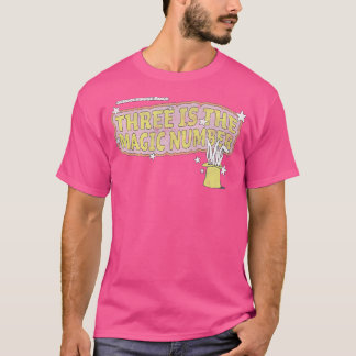 T-shirt Trois Est Le Nombre Magique Vintage